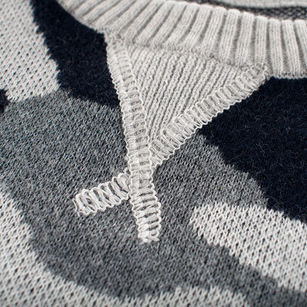 Trendy Camo Sweater For Boys