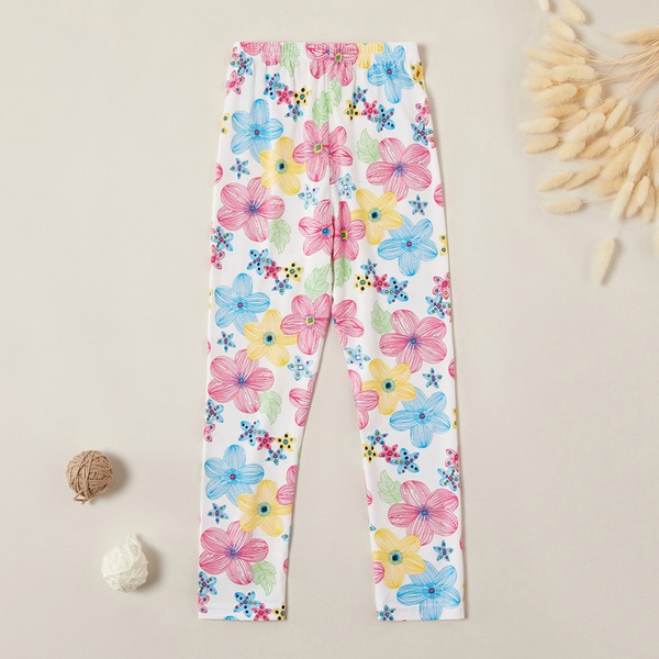 Casual Flower Allover Leggings