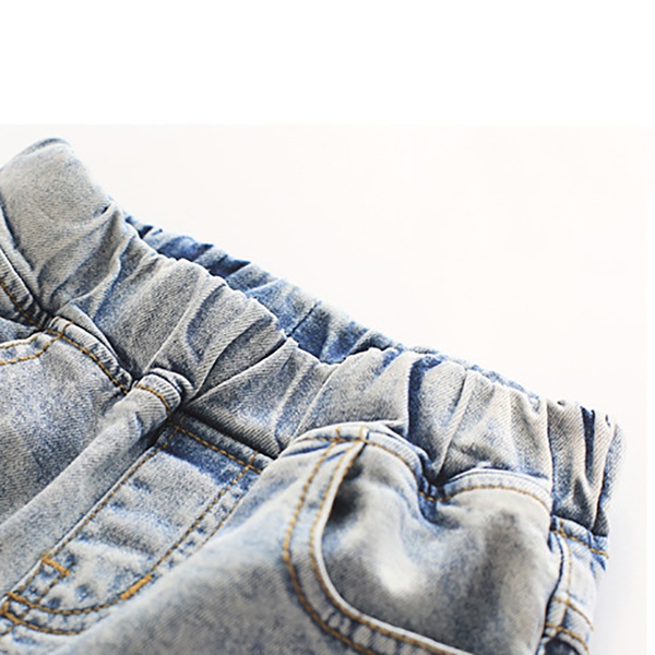 Cherry Embroidered Jeans for Kid