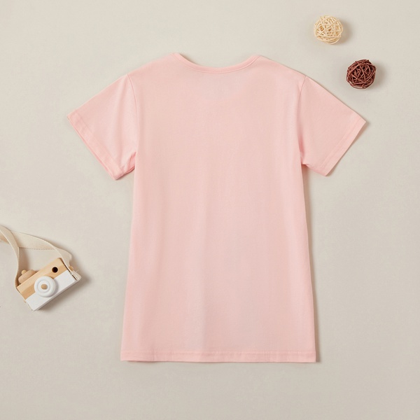 Stylish Cartoon Flower Whale Print Tee