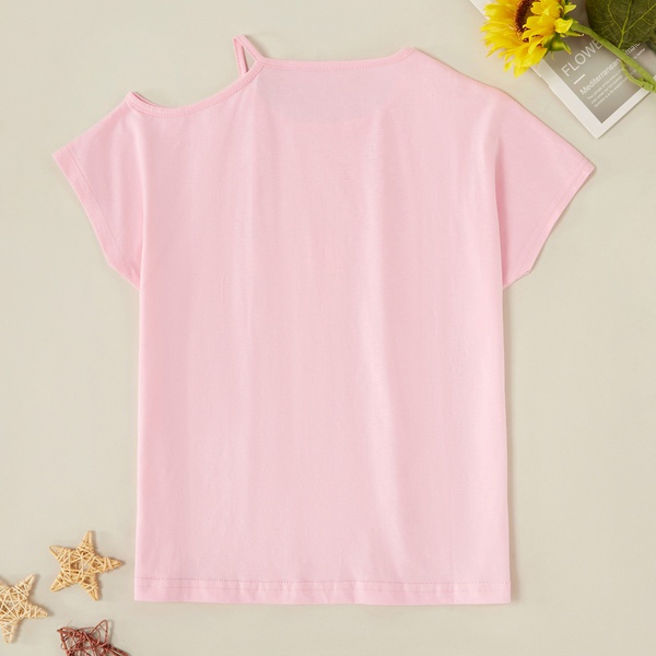 Fashionable Orange Print Tee