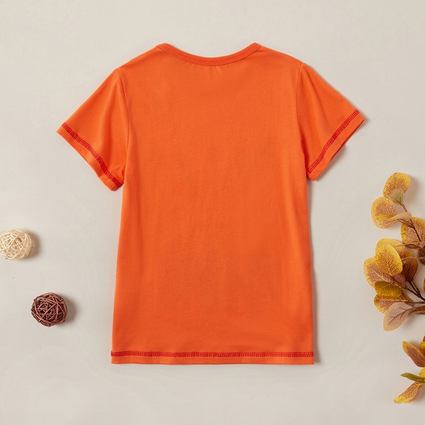 Casual Cartoon Animal Tiger Short-sleeve Tee