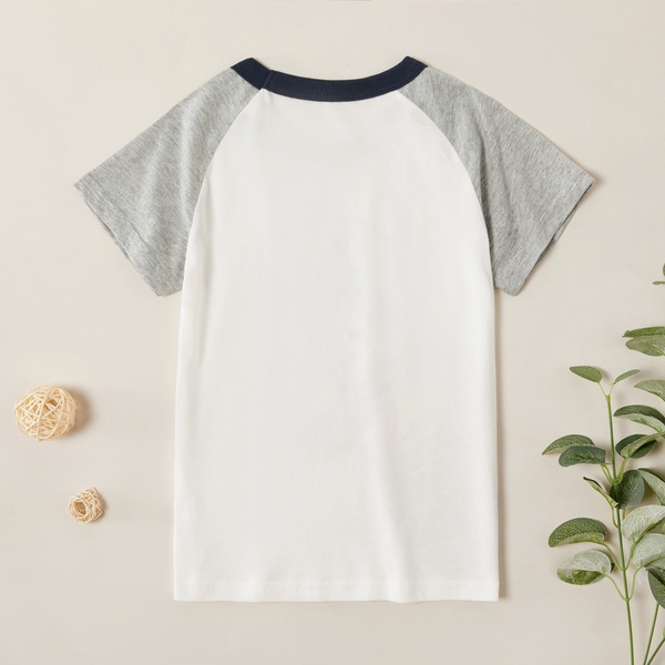 Trendy Cartoon Bear Print Tee