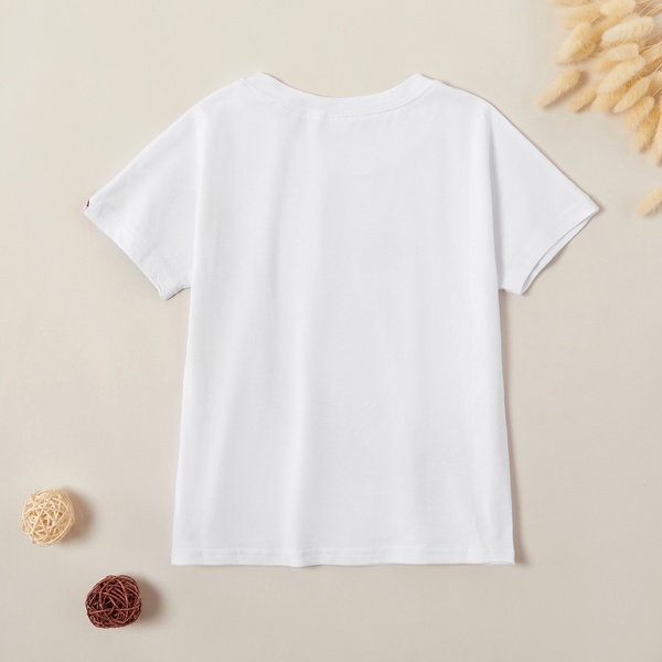 Fashionable Rocket Universe Rainbow Print Tee