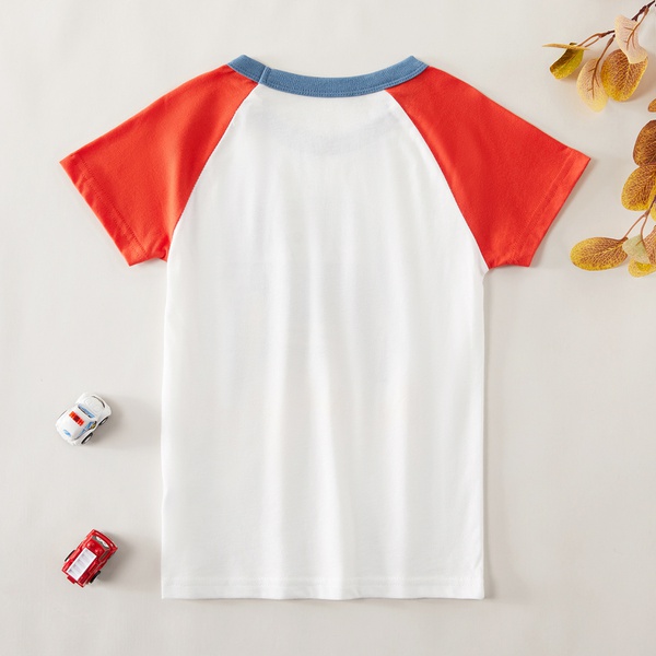 Trendy Cartoon Car Print Tee