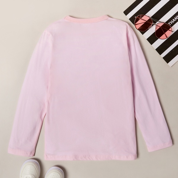 Beautiful Unicorn Print Long-sleeve Tee