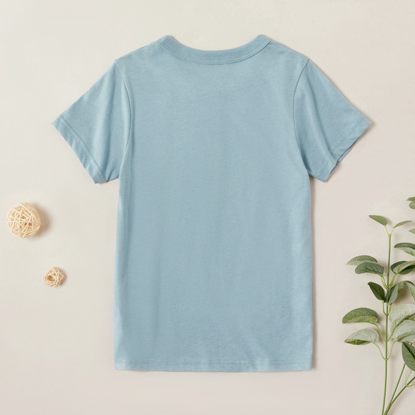 Trendy Cartoon Shark Letter Print Tee