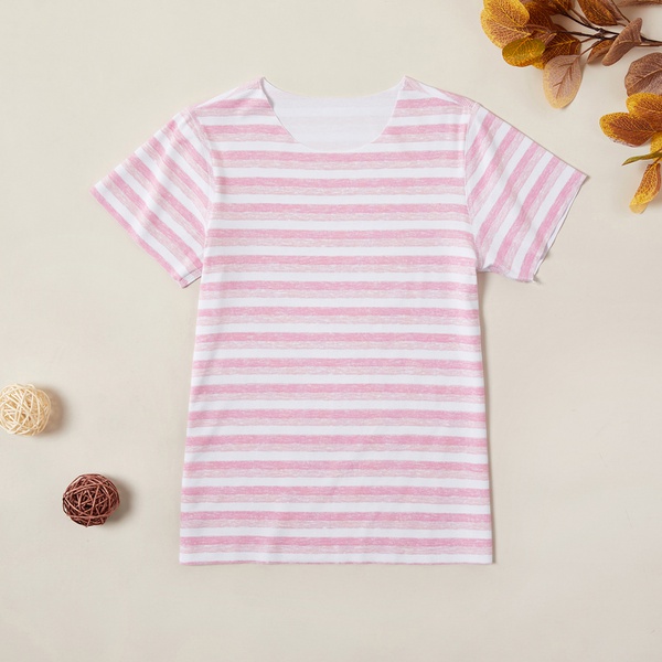 Stylish Striped Short-sleeve Tee