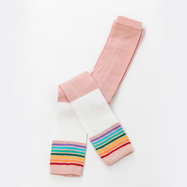Toddler Girl Pretty Colorblock Pantyhose