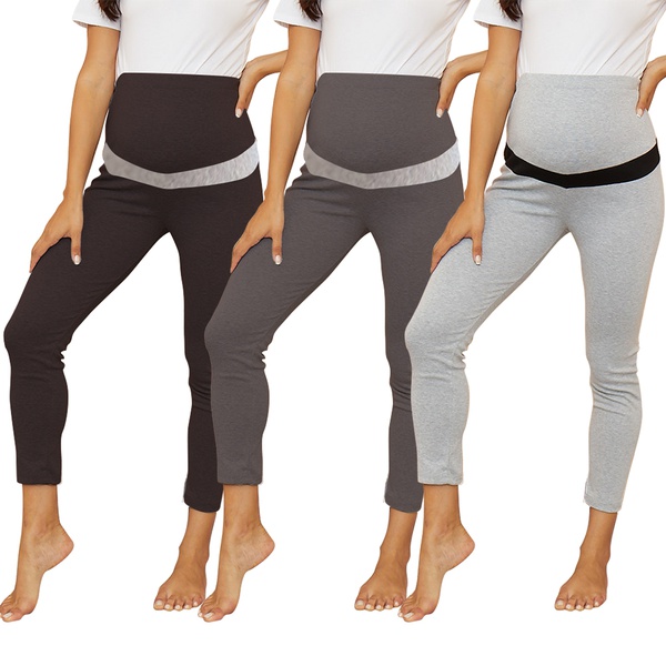 Cozy Solid Maternity Belly Care Leggings