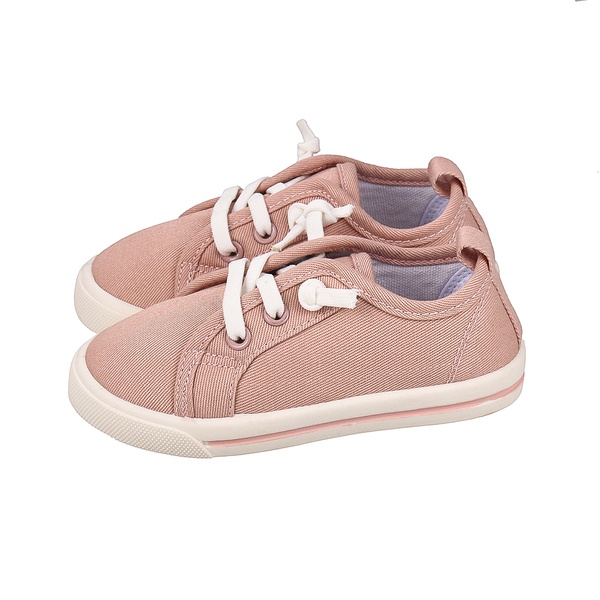 Toddler / Kids Solid Lace-up Canvas Shoes