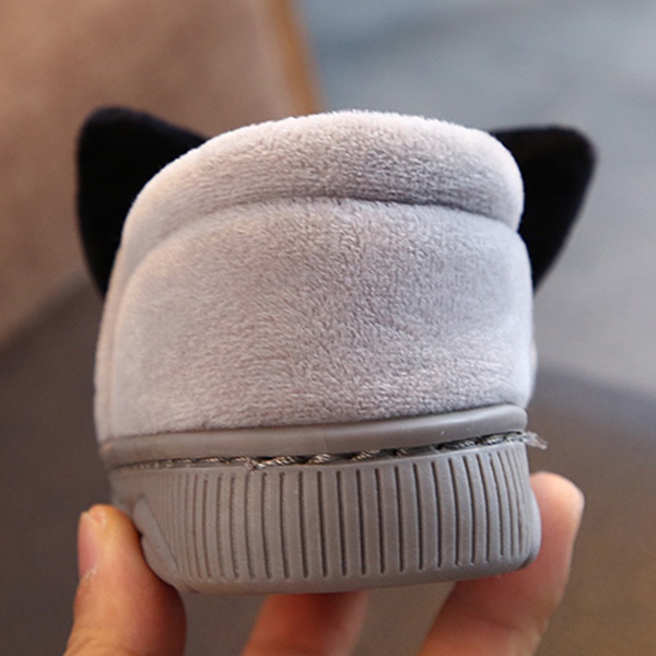 Toddler / Kid Animal Cat Pattern Fluff Cotton Boots
