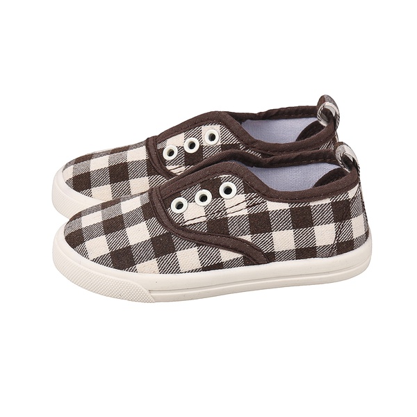 Toddler / Kids Causal Classic Grid Canvas Shoes