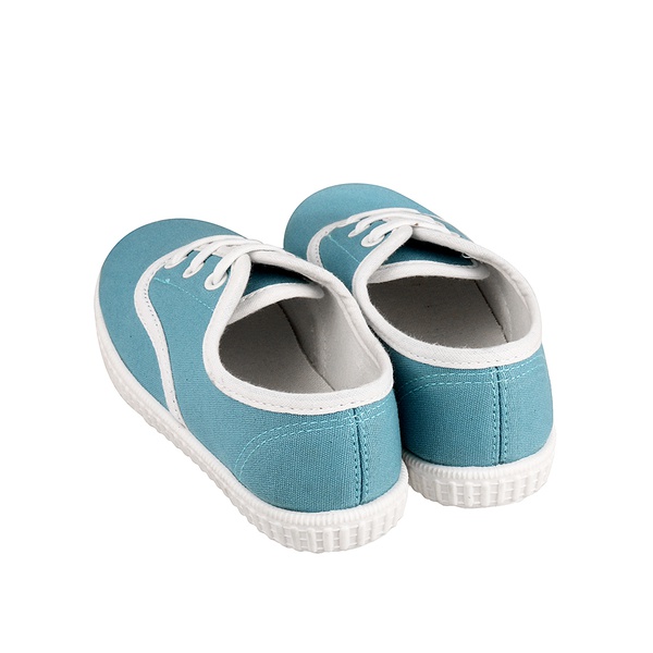 Kid Causal Solid Lace-up Canvas Shoes