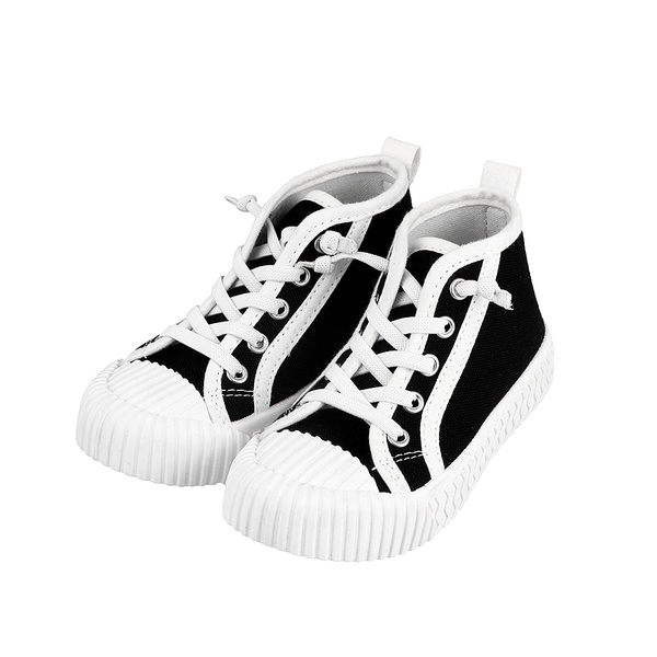 Toddler / Kid Causal Striped Lace-up Canvas Shoes