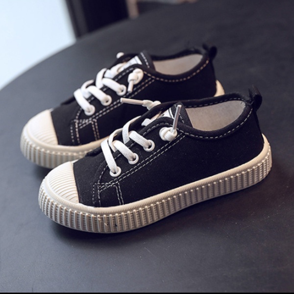 Toddler / Kid Solid Canvas Shoes First Walkers