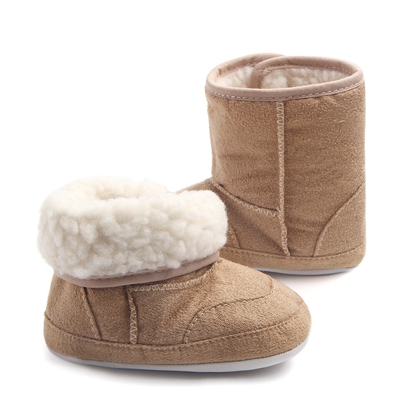 Baby / Toddler Solid Furry Warm Snow Boots