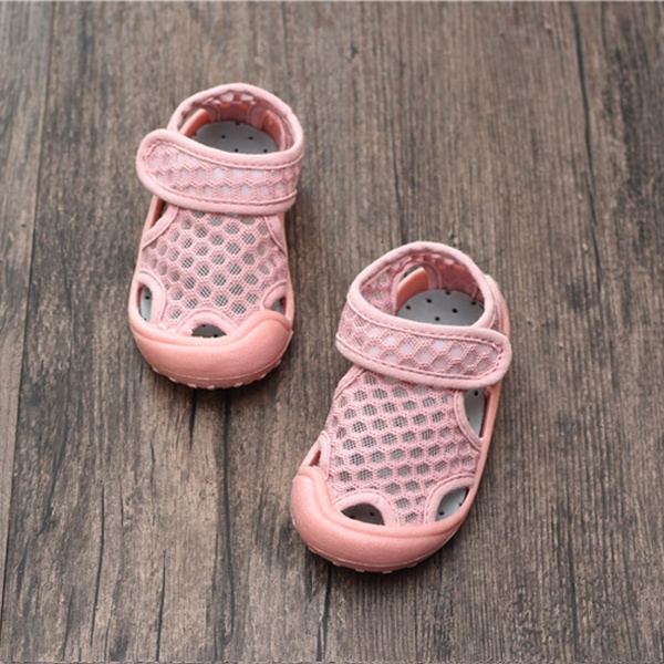 Toddler / Kid Breathable Knitted Solid Beach Sandals