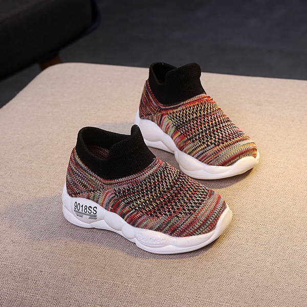 Toddler / Kid Colorful Casual Fly-knit Shoes
