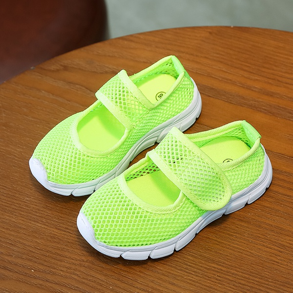 Toddler / Kids Breathable Solid Net Surface Sneakers