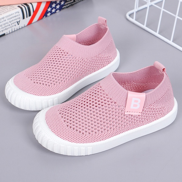Toddler / Kids Breathable Net Surface Solid Casual Shoes