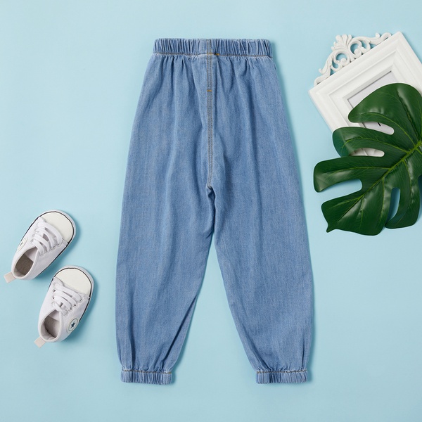 Baby / Toddler Adorable Mouse Embroidery Jeans