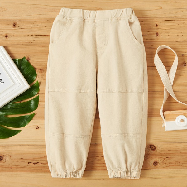 Toddler Boy Solid Pocket Casual Pants