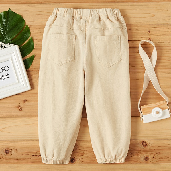 Toddler Boy Solid Pocket Casual Pants
