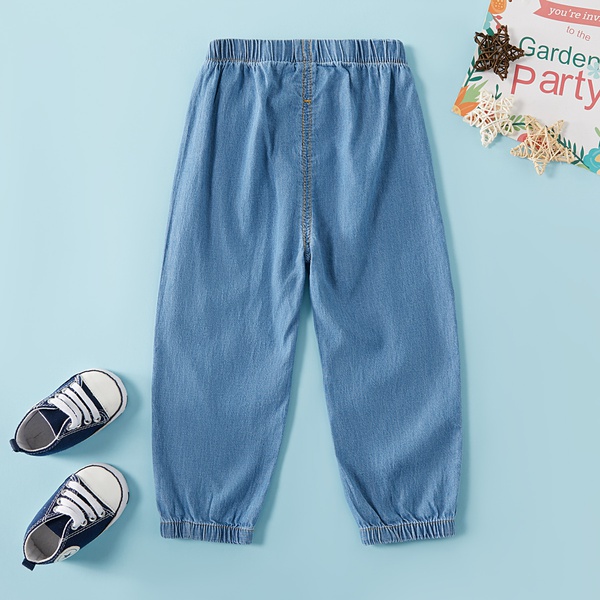 Baby / Toddler Boy Adorable Dog Embroidery Jeans