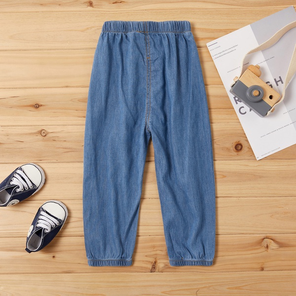 Baby / Toddler Adorable Car Embroidery Solid Trouser