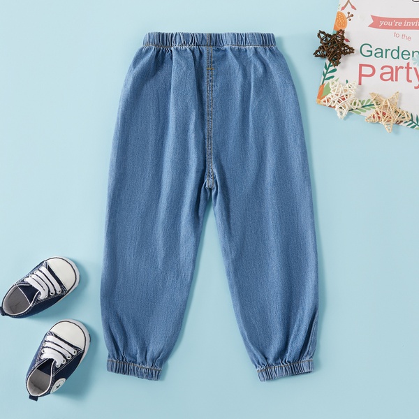 Baby / Toddler Adorable Pineapple Embroidery Jeans