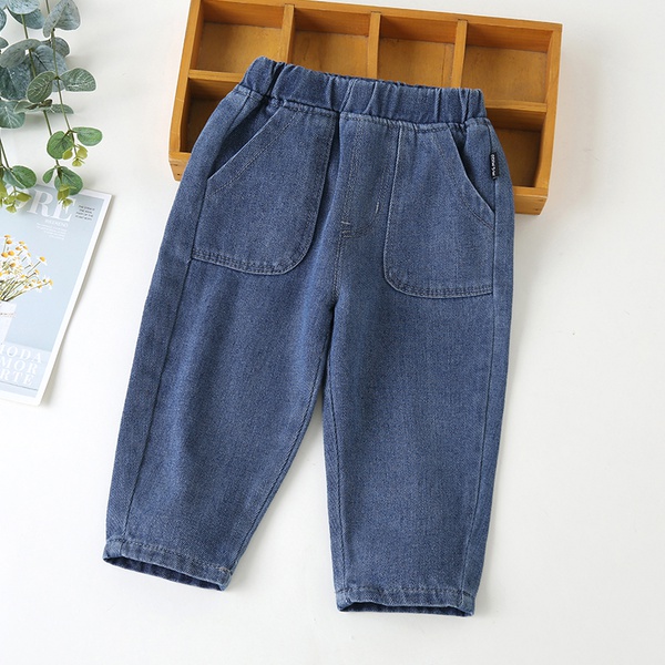 Toddler Solid Pocket Jeans