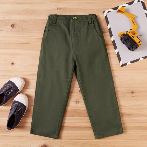 Baby / Toddler Boy Solid Casual Jeans