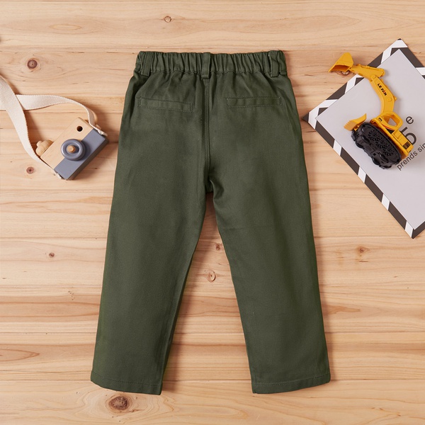 Baby / Toddler Boy Solid Casual Jeans