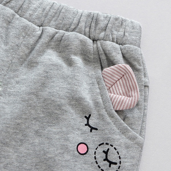 Baby / Toddler Girl Adorable Cartoon Decor Trouser