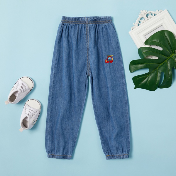 Baby / Toddler Adorable Mouse Embroidery Jeans
