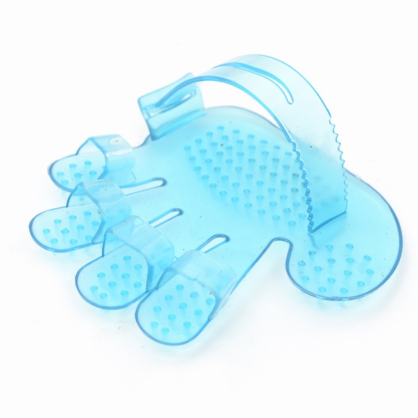 Pet Transparent Five Finger Glove Brush