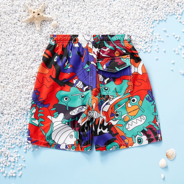 Baby / Toddler Casual Summer Cartoon Print Shorts