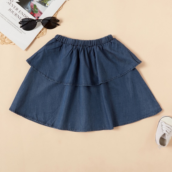 Toddler Girl Solid Skirt
