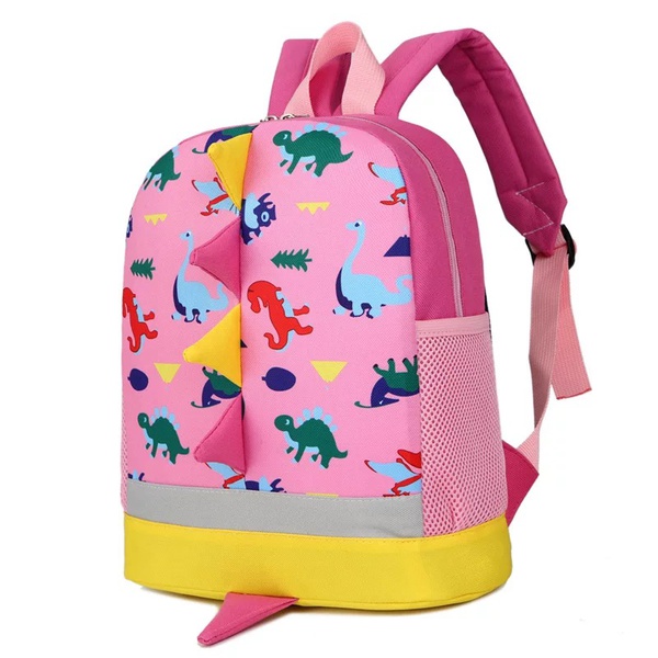 Kid Dinosaur Print Preppy Style Backpack