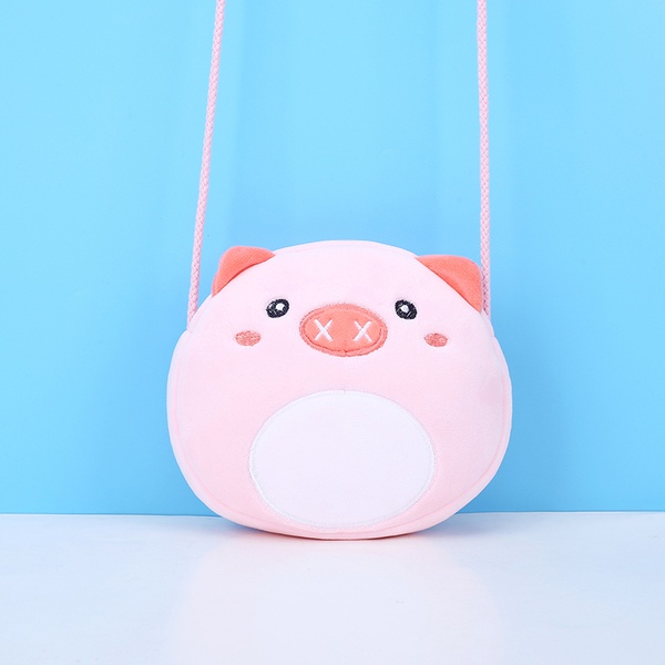 Adorable Animal Fleece Shoulder Bag for Children
