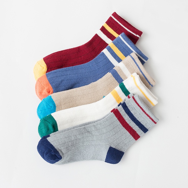5-pack Baby / Toddler / Kid Striped Socks