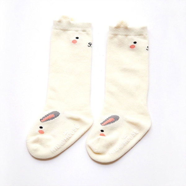 Baby / Toddler Soft Cartoon Animal Print Striped Letter Socks