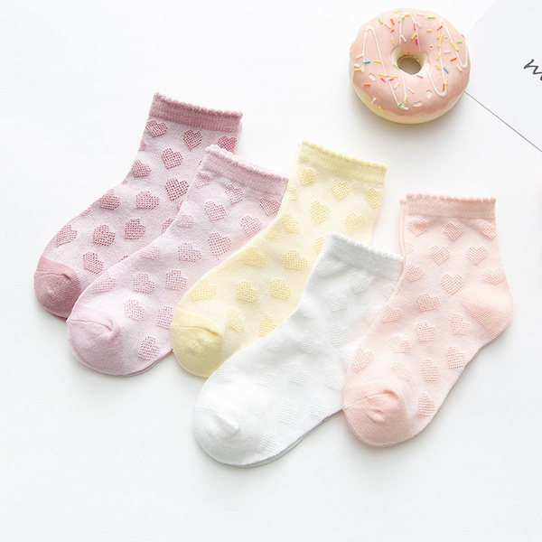 5-pack Baby/ Toddler’s Heart Socks