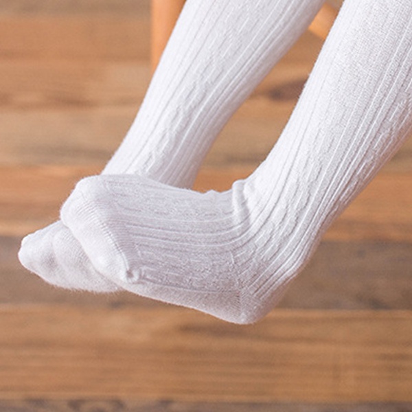Baby / Toddler Girl Casual Solid Knitted Warm Pantyhose