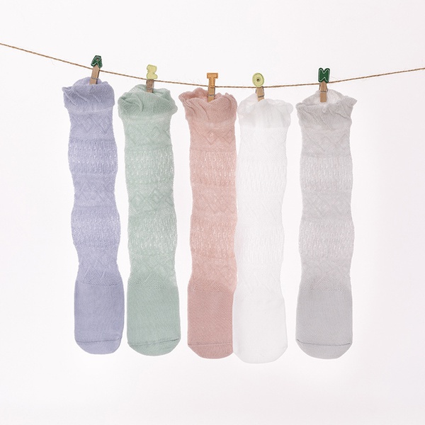 5-pack Baby / Toddler Solid Breathable Solid Stockings