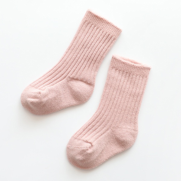 Baby / Toddler Casual Solid Fleece Warm Middle Stocking