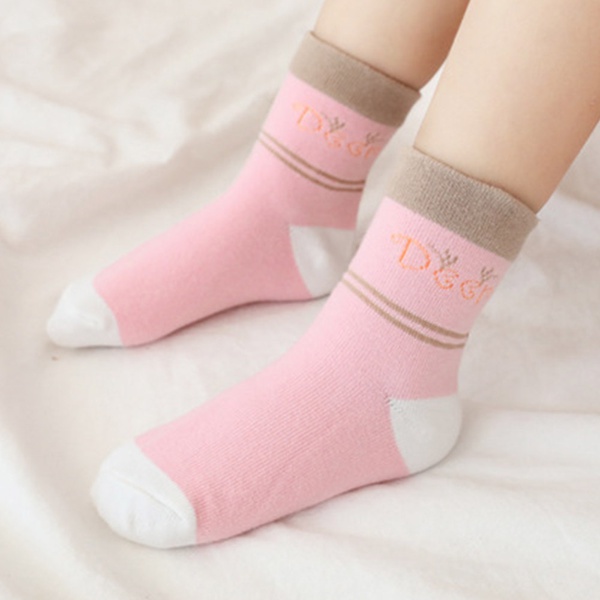 5-pack Baby / Toddler / Kid Animal Striped Middle Socks