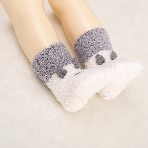 Baby / Toddler Panda Fleece Middle Socks