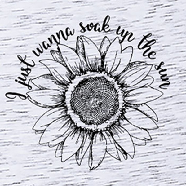 Casual Sunflower Printed Short-sleeve Tee For women